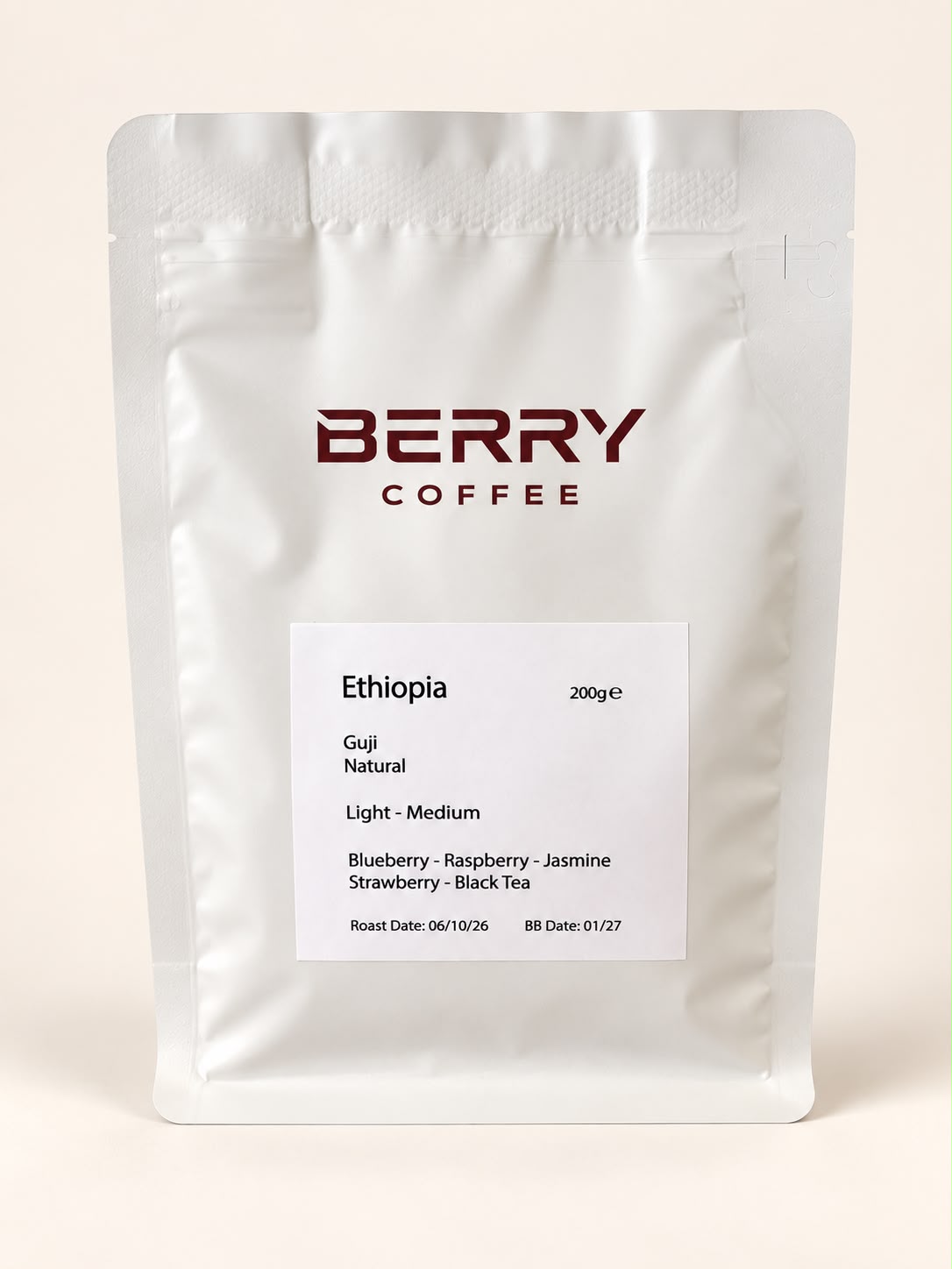 Ethiopia Guji — Specialty Coffee Beans (200g)